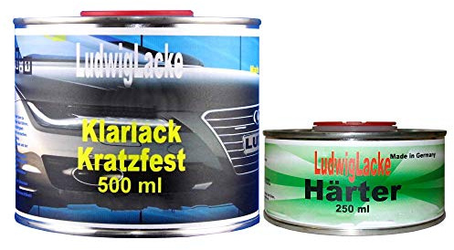 Klarlack 0,75 Liter MS & Härter Set für Autolack und Effektlack