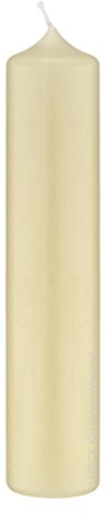 Altarkerzen (10% BW Anteil) (Bienenwachs Kerzen Vanilla Bisquit 250 x Ø 50 mm, 4 Stück, Kerzen mit Dornbohrung in RAL Kerzengüte Qualität