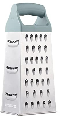 FUYTERY Box Grater Stainless Steel 4 Sides Multi Function Kitchen Vegetable Cutter