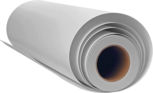 Canvas Roll for Wide Format Inkjet Printer, Premium Matte Canvas Roll Quick Dry Polyester Print Paper for Fine Art, Photography, Giclée Printing, Archival Quality Prints Plotter, 290gsm, 44in x 100ft