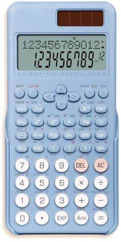 NEWYES Scientific Calculator for Students, 2-Line Math Calculator with Dust Cover, Middle and High School Supplies for Sudents