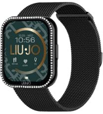 Generico Orologio Smartwatch Unisex Liujo SWLJ098 in Acciaio Pvd Nero Cinturino Maglia Milano