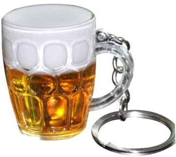 Porte-clés Bière en Résine, Design Original pour Décoration de Clé | Porte Clef Biere, Présent Homme Iginal Utile, Pte Clé Bière, Pte Chope de Biere