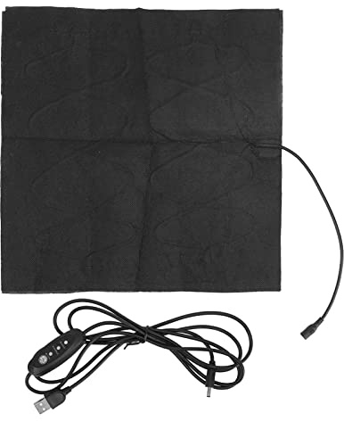 Glomora Heizkissen, 30 x 30 cm, einstellbare Temperatur, schnelles Aufheizen, faltbar, USB, Gleichstrom, 5 V, für Periodenkrämpfe, Nacken und Schultern, waschbar, Geschenke