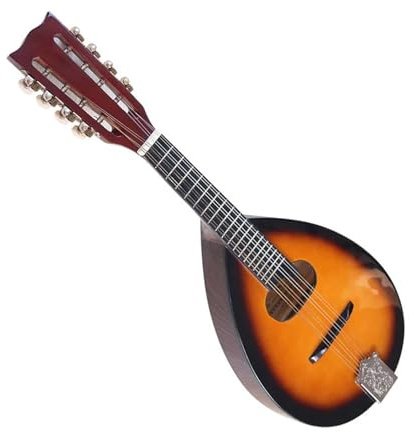 Mandoline Instrument A-Stil 8-saitige Mandoline Klassisches Melodieinstrument Mandoline Für Anfänger Und Erwachsene Mit Tasche