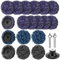 QWORK® Set de discos CSD de 17 piezas, disco de lijado de 50 mm, disco de limpieza gruesa para tratamiento de superficies, eliminación de óxido y pintura