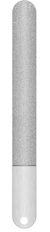 Diamond Nail File for Fingers & Toes, Stainless Steel Nail File for Manicure & Pedicure, Double-Sided Metal Nail Buffer for Women & Men, Reusable and Washable Nail Care Tool