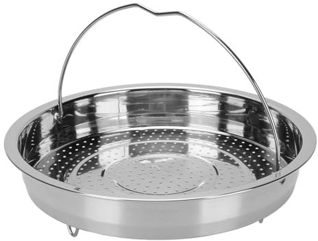 Vegetable Steam Basket, 304 Stainless Steel Insert for Pot, Veggie Steaming Rack for Cooking with Handle, Fruit Colander Rice Cooker, for High Pressure Pot, Dumplings,