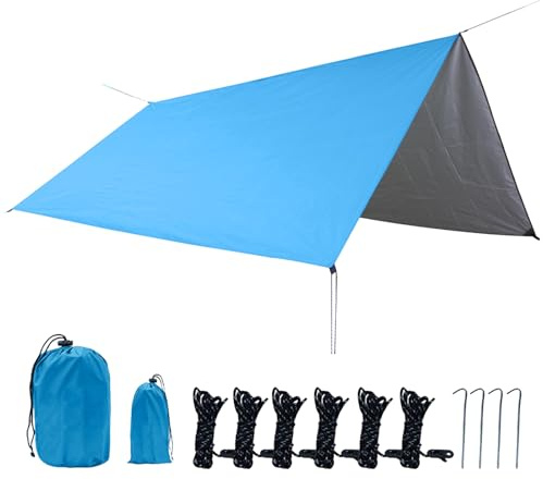 MMABEUTF Vela Ombreggiante, Tettoia per Patio con Blocco UV, Copertura a Vela da Esterno, Parasole Antivento Impermeabile per Giardino, Terrazza, Piscina, Protezione UV al 95%,