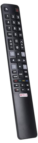 Télécommande Universelle de Remplacement for TV, for TCL 4K UHD LCD/LED TCLTV U43P6046/U55C7006/U49P6046/U65P6046 RC802N, 1 pièce