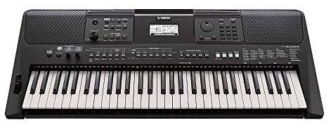Yamaha Digital Keyboard PSR-E463 – Tastiera Digitale ideale per principianti esigenti – Design portatile con 61 tasti dinamici, vari stili musicali e funzioni di apprendimento – Nero