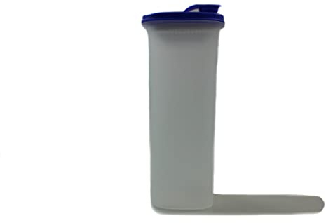 Tupperware Erfrischer 2,0 L blau Eidgenosse Saft Kanne Mess & Go Circular + Sieb