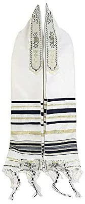 FakeFace Tallit Gebetsschal Jerusalem Messianisch Christlicher Tallit Messianic Tallits Gebet Schal Covenant Messianic Tallit Gebetsschal jüdisch christlich tallits mit hebräischem Schriftzug