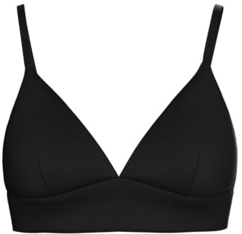 PIECES Pcnamee Triangle Bra Noos Femme Soutien-gorge, Noir, XS