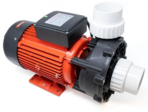 CANADIAN SPA CO. Massagepump Big Red 5PS WP500-II, 2-stegs poolpump, 2,5 till 2,5 tums anslutning, max. 1120 liter per minut, hydromassage