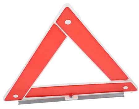 VINTORKY Herramientas Triángulo Peligroso Triangulo De Emergencia Señal De Advertencia De Emergencia del Coche Camión Triángulo De Advertencia El Plastico Reflexivo Herramienta