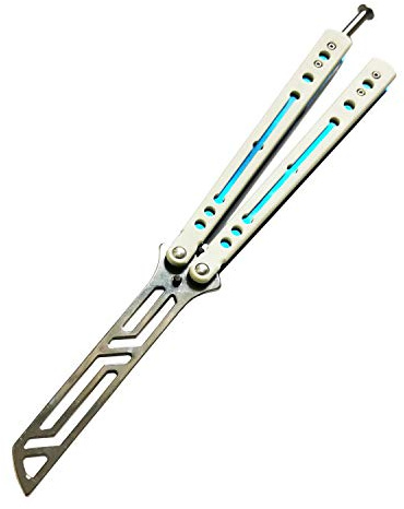 uxcellmo Tactical trainer G10 roulement à poignée Stone Cleaning métal acier lame émoussée outil non tranchant