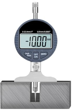 Digitales Zifferblatt, Testanzeigen 0–12,7 mm, 0–25,4 mm, elektronisches Messgerät, Digitalanzeige, Tiefenmesser, Holzbearbeitung