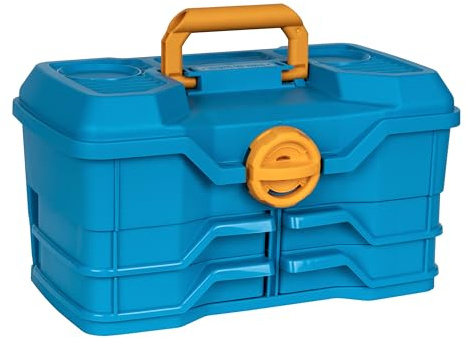 Flambeau Outdoors NextGen 4/0 M Tackle Box 4 Pivot Trays 23 Slots, Blue
