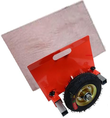 CASEGO Chariot à Panneaux Dolly Sheetrock/Chariots pour cloisons sèches, Chariot de comptoir en Granit/Panneau de Serrage réglable, Chariots (Red)