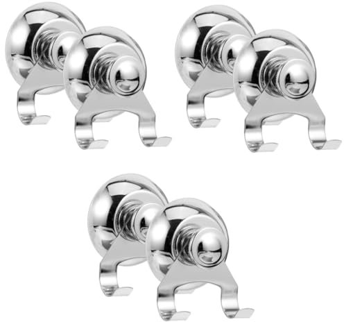 Angoily 10piezas Ganchos De Ventosa De Inoxidable Soporte Fuerte Para Baño y Cocina Instalación Fácil Superficies Lisas