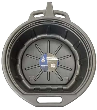 Dunnet Tools Oil Coolant & Gearbox Fuel Drain Pan Tray 16L | Heavy Duty Bucket for Car, Motorbike, Tools | Leak-Proof, Portable, Durable Storage & Utility Organizer with Handle