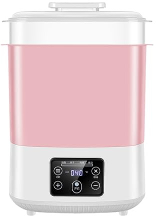 Zambuph Stérilisateur et sèche-biberon électrique à vapeur à séchage, plus hygiénique, facile léger et facile transporter, rose
