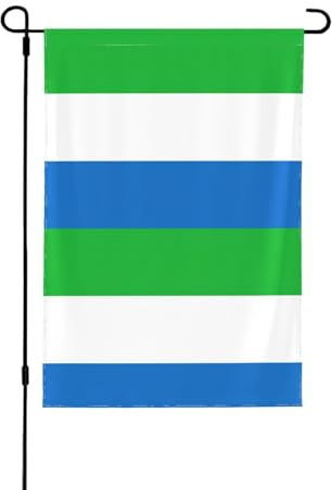 Bandera de Sierra Leona, bandera de jardín de otoño de doble cara, decoración de temporada duradera para decoración de porche delantero
