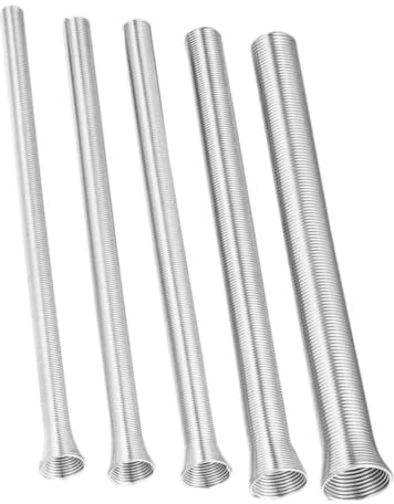 Kit piegatubi per tubi a molla Kit piegatubi per tubi da 5 pezzi in acciaio elastico manuale da 6-16 mm