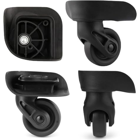 GUGULUZA 2 Pair Luggage Suitcase Wheel Replacement Spare Spinner Wheel for Hard Shell Suitcase Repair, GW237