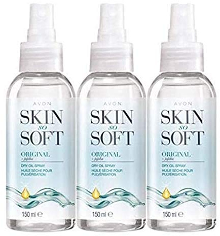 Avon 3 x Avon Skin So Soft Original Dry Oil Spray