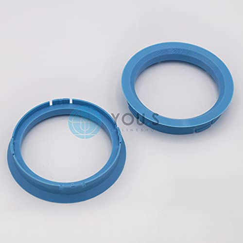 2 x ZENTRIERRINGE DISTANZRING für ALUFELGEN Z14 70,0-59,6 mm Alutec Anzio Rial