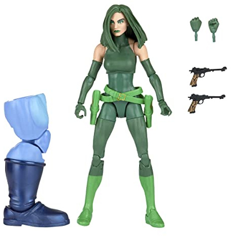 Marvel Hasbro Legends Series, Madame Hydra, Action Figure collezionabile da 15 cm, Giocattolo Ispirato ai Fumetti, con 4 Accessori e 1 Parte Build-A-Figure, Multi