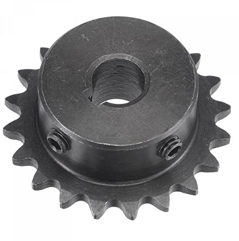 sourcing map 20 Dientes Piñón Tipo B único Filamento 1/4 Paso 10mm Calibre