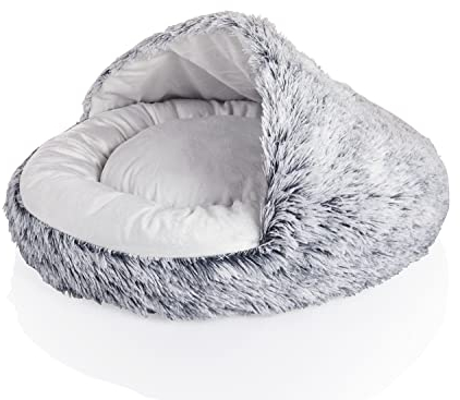 Weltbild Katzen- und Hundebett Kuschelhöhle - Kuschelhöhle Katze Kuschelhöhle Hund Ø 60 cm aus Plüsch als Schlafkorb Katze oder Hundebett Höhle waschbar