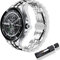 RoYiio Correa de Acero Inoxidable es Adecuada para Xiaomi Watch 2 Pro/S3/S2/S1 Active/S1 Pro, 22mm Correa de Metal para Venu 3/Venu 2/Forerunner 265/Vivoactive 4 - Plata Negro