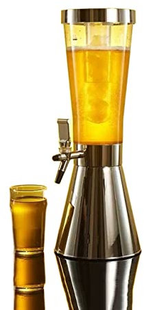 Dispensador de Torre de Cerveza Dispensador de Torre de Cerveza de 3 litros con Grifo Barril de Cerveza Comercial Dispensador de Cerveza de raíz de Barril de Bebidas con dispensador de Torre de bebi