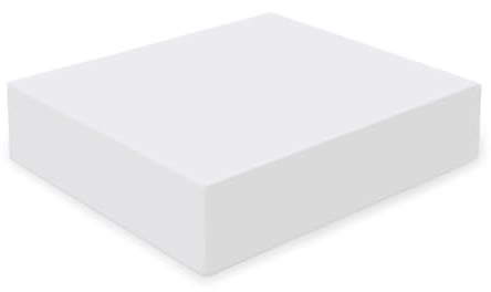 Esponja de poliuretano rectangular para relleno de cojines y respaldos para sofás, colchones, bancos, densidad: 18 kg/m³ (60 x 50 x 10 cm)