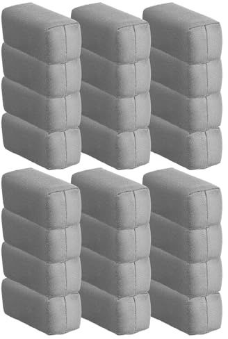 Molain 24 Pack Microfiber Applicator Pads Suede Detailing Sponges for Ceramic Coating, Wax & Spray Application on Cars, Trucks, RVs, SUVs, Metal & Plastic Trim Surfaces