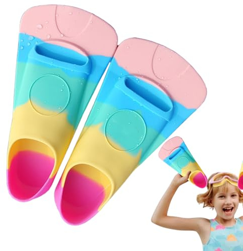 Pinne da nuoto per bambini, pinne acquatiche per bambini, pinne da nuoto, pinne sportive, pinne da spiaggia, pinne da allenamento, attrezzatura per immersioni e snorkeling per piscine all'aperto