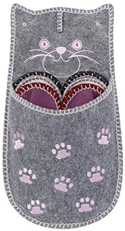 X-Labor Filz Pantoffeln Gästehausschuhe 6er Set mit Antirutsch Sohle Unisex Größe 38/44 Passend für Viele Gäste