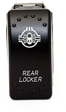 LED-Mafia Differenzial Sperre hinten - Rear Locker JJ41 - Symbol Kippschalter Wippschalter Schalter Auto Boot KFZ LKW Licht 12V 24V