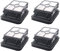 WuYan 4 unidades 1866 Filtro antipolvo HEPA para Bissell CrossWave 1785 Serie 1785G 1785V 1785W Robot aspirador Piezas de repuesto Filtros