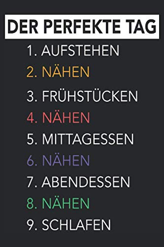Nähen Nähmaschine Schneider Hobby Handarbeit Nadel Notizbuch: Nähen Zubehör | Nähen Buch