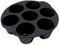 Air Freidora Muffins, Tazas de Silicona para Pasteles, 7 Tazas de Molde Redondo para Muffins, Bandeja de Aire Accesorios para freidora, se Puede Utilizar para Hacer Pasteles, Magdalenas, Chocolates