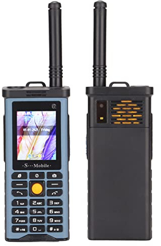 Telefono Senior Base Sbloccato GSM 2G, Telefono Cellulare Senior 4 Slot per Scheda SIM, Telefono di Grande Volume Facile da Usare per Anziani, con(Blu Chiaro)