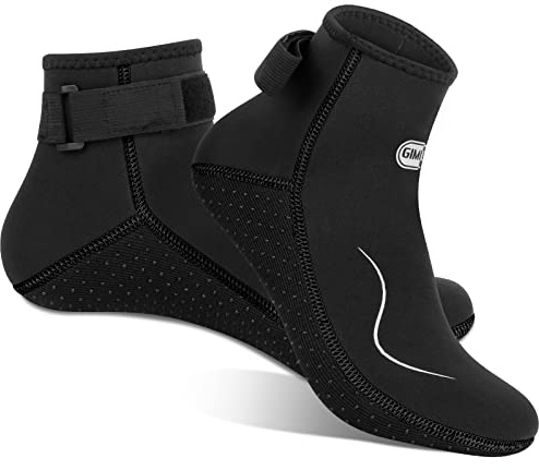 Gimilife Schwimmsocken für Männer und Frauen, 3 mm Neopren-Socken, Neoprenanzug, Tauchsocken, Thermal-Wassersocken, Schwimmsocken für Strandaktivitäten, Tauchen, Schnorcheln, Surfen
