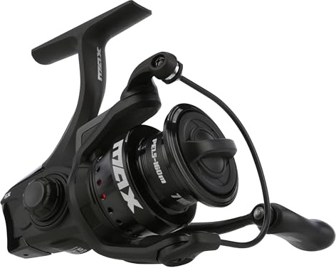 Abu Garcia Max SX Spinnrolle | Leichtes Graphitgehäuse und Rocket Line Management System | Sanfter Zug | Salzwasser- und Süßwasser-Angelrolle für Barsch, Forelle, Hecht & mehr | Größe 2500