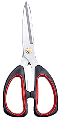 Craft Scissors Heavy Duty Kitchen Shears That Come Apart, Dishwasher Safe, Black/Stainless Steel/red Scissors