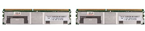 KEALBAUS 2 memorias RAM DDR2 de 4 GB, 667 MHz, PC2 5300, 240 pines, 1,8 V, DIMM, con chaleco de refrigeración para memoria RAM de escritorio (B)